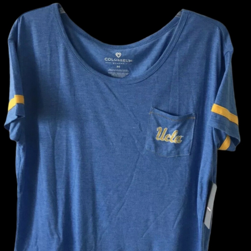 UCLA Bruins Women's Blue Pocket Short Sleeve Tee